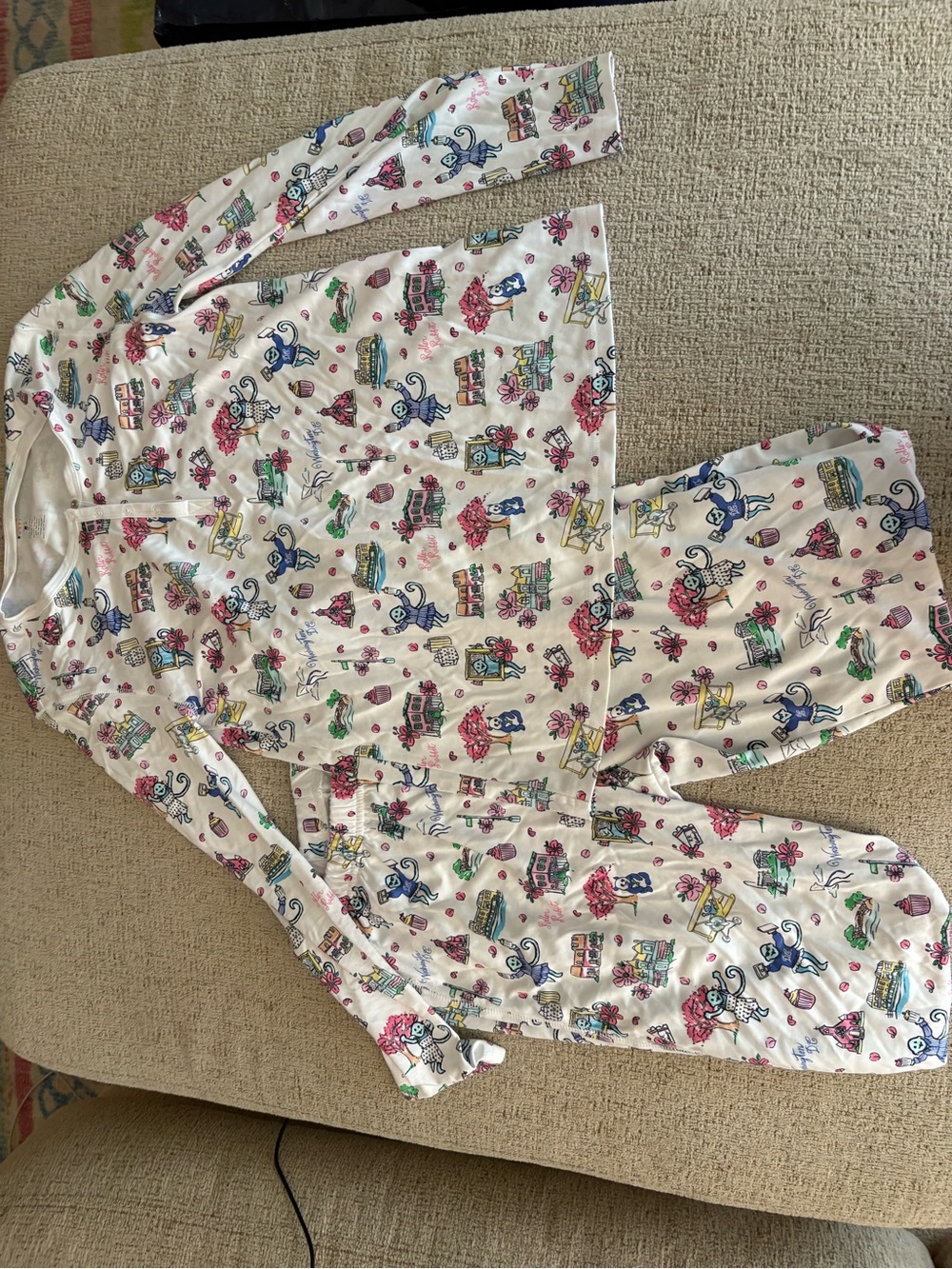 Roberta Roller Rabbit Georgetown DC pajamas RARE SOLD OUT - Picture 2 of 3